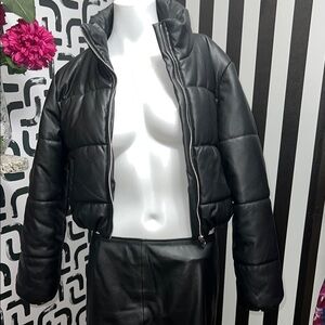 Ambiance Black Puffer Jacket